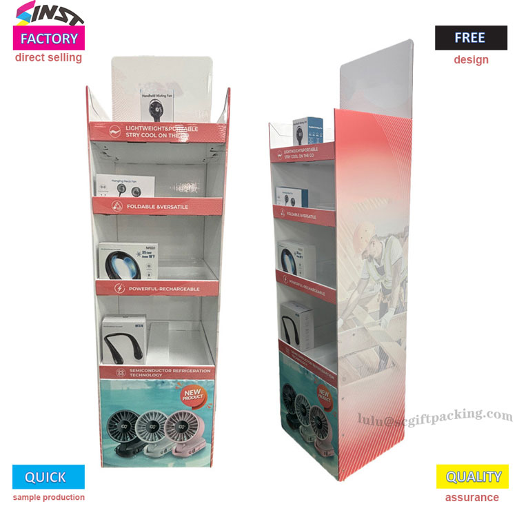 Fan Cardboard Display Stand è diventato un nuovo preferito nel settore della vendita al dettaglio