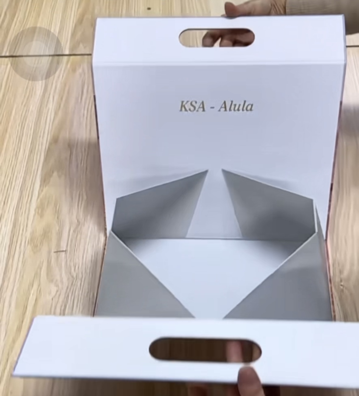 One touch modanatura della scatola regalo di profumo portatile