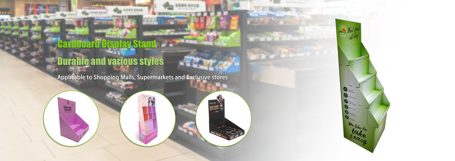 Fornitori di espositori in cartone