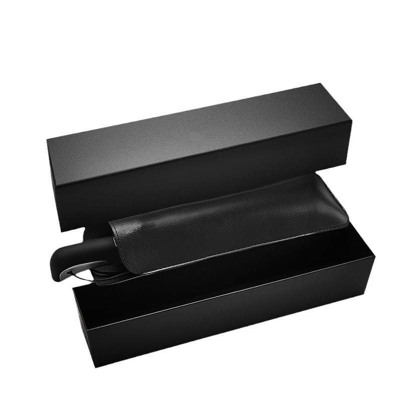 ​Vi presentiamo un'elegante confezione regalo nera rigida per l'imballaggio di ombrelli di fascia alta, che la rende la scelta ideale per regali aziendali