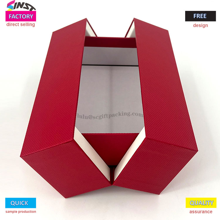 Casse regalo di vino rosso creativo a doppia porta
